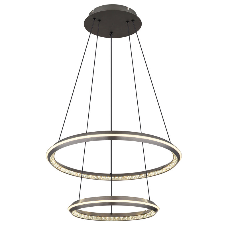 Dejontae 1 - Light Silver LED Pendant