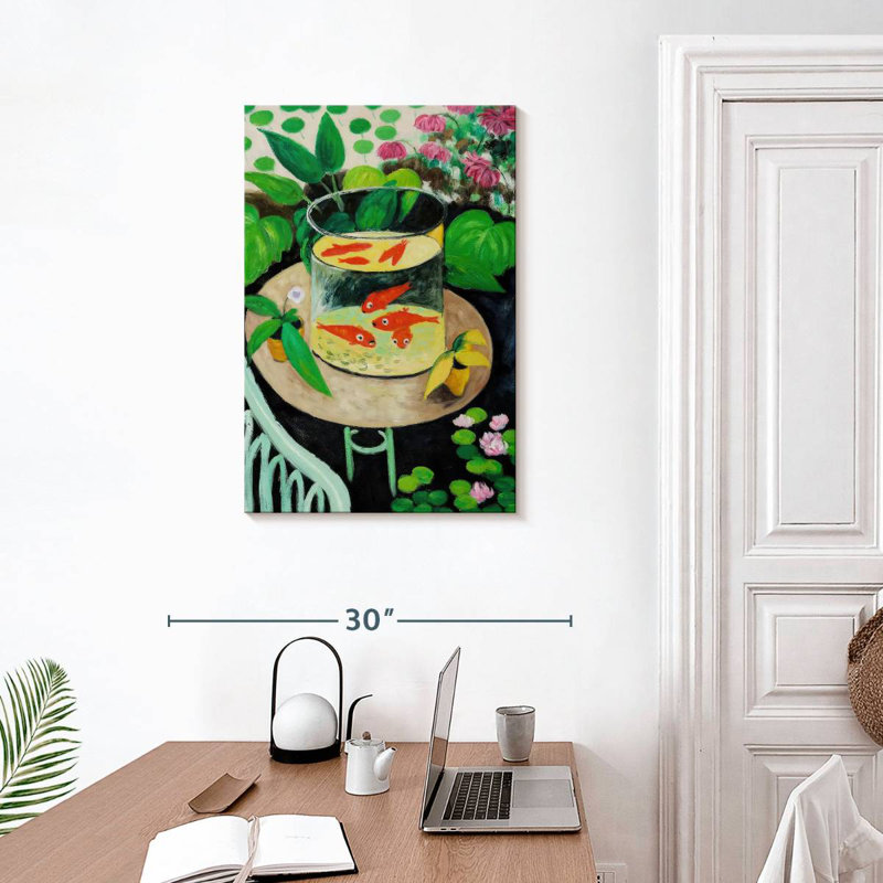 Goldfish 1912, 30" H x 20" W
