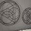 Abstract Wall Decor on Metal-1889234297