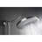 Shower Merge With 10" Rain Showerhead, 4 Hand Shower, Adjustable Slide Screw And Soap Dish In Brushed Nickel Amalgamation Anchor