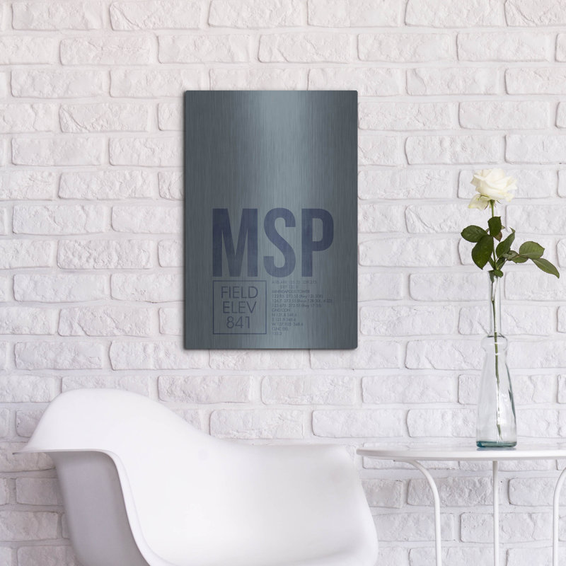 " MSP ATC " Print, 24" H x 16" W