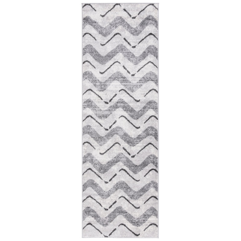 Adirondack Performance Chevron Rug, Runner 2'6" x 8'