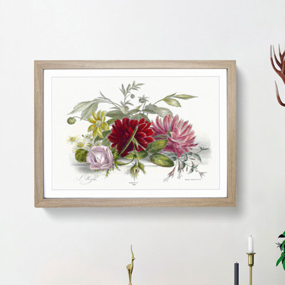 Still Life of Flowers - Picture Frame Art Print