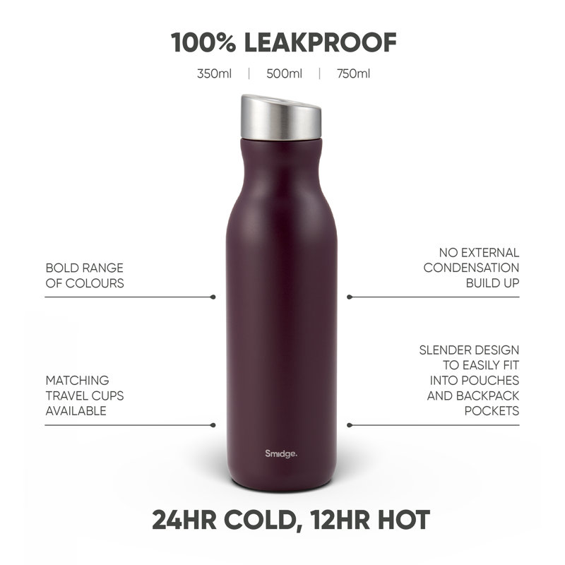 Smidge - Water Bottle, Autumn Berry
