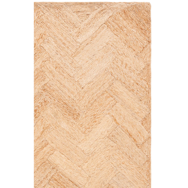 Tapis en jute / sisal tissé à la main Shokat, Rectangulaire 3 pi x 5 pi
