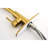 Gold Stainless Steel Pull Out Spray Kitchen Faucet, 360 Rotatable Nozzle For Seamless Water Operation, Single Handle Temp & Flow Adjustment, Corrosion And Rust- Finish, Quiet Splash- Aerator Faucet