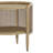 Ash Wood Rattan Side Table