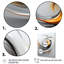 Sublime liquide minimal en or blanc argenté I - formes abstraites, art mural, salon-869924412-869924410