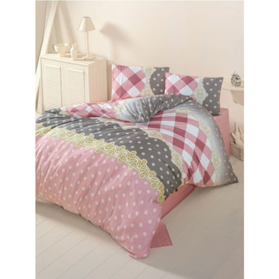 Cotton Blend Dots Duvet Cover