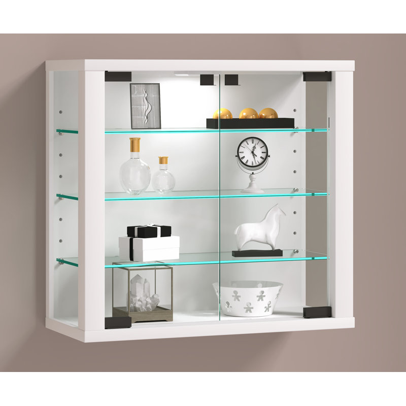 Cecilius Display Cabinet, White