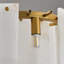 Lustre de 47,2 po pour îlot de cuisine rectangulaire albâtre doré (ampoules incluses)