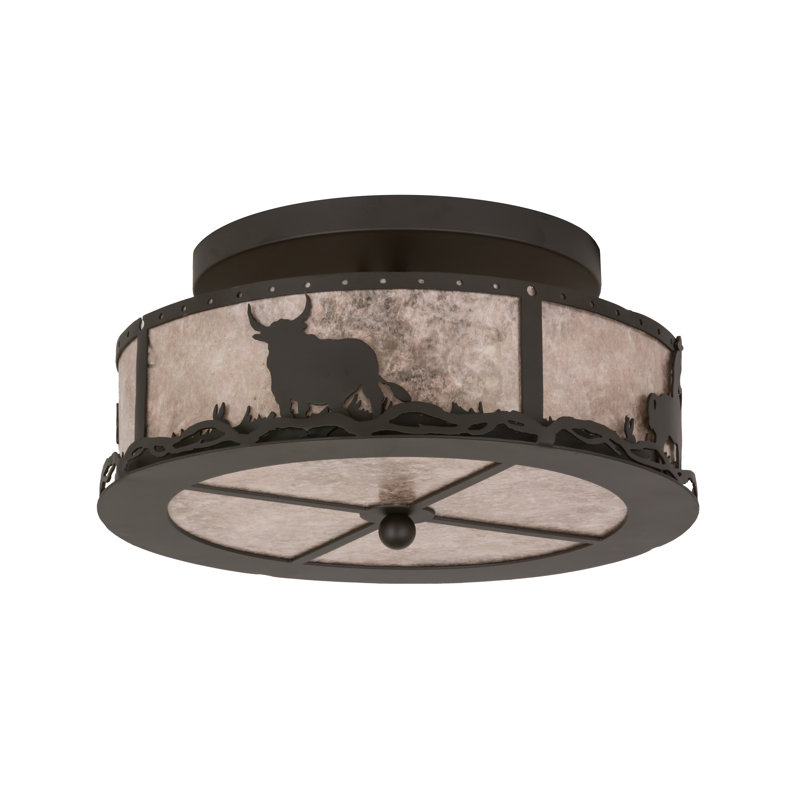 Rustic Lodge 2 - Light Flush Mount