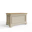 Joulon Ottoman Blanket Box. 91cm Wide. Solid Wood. Oak Top. Fully Assembled.-1604321665