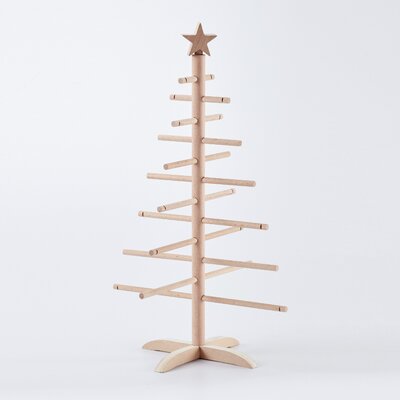 The Holiday Aisle® Wooden Christmas Tree & Reviews | Wayfair
