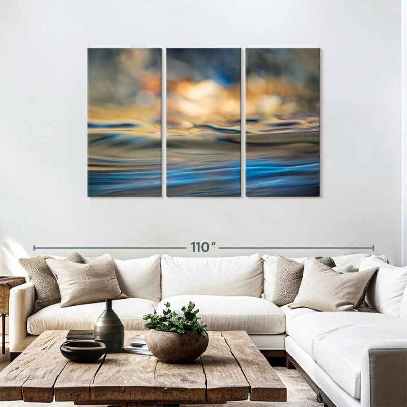 Avery Evening Waves, 48" H x 74" W