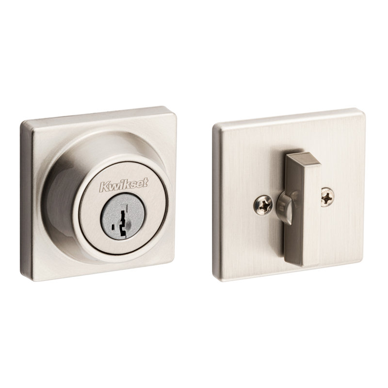 Single Cylinder Deadbolt with SmartKey, Polished Chrome