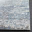 Tapis abstrait en viscose / coton / lin / laine noué à la main Tiffany en argent / bleu-55845063