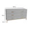 Agna 140 cm W Chest of 6 Drawers-1729843094