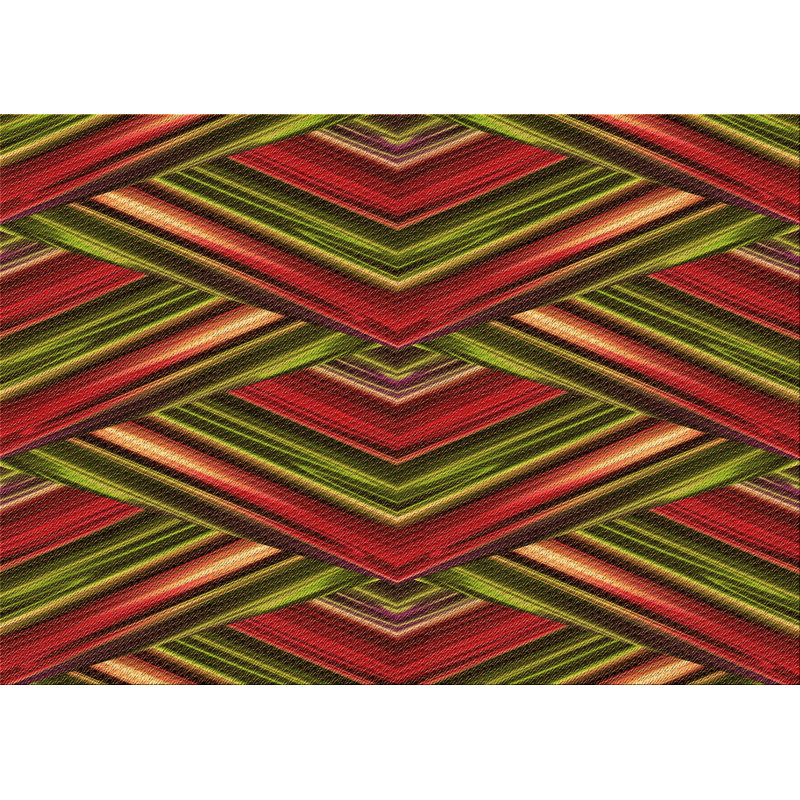 Tapis 100% à motifs lavables à la machine 2989, Rectangle 2 pi x 3 pi