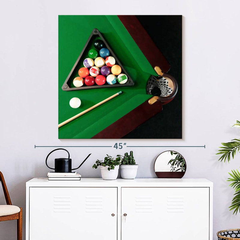 Ensemble de boules de billard Senne, H 33 po x l 33 po