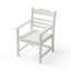 Ensemble de 2 chaises de patio pour salle à manger avec jeu de bras, matériau HPS avec imitation grain de bois-129634395