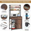 Étagères de cuisine à 6 niveaux avec armoire et tiroir