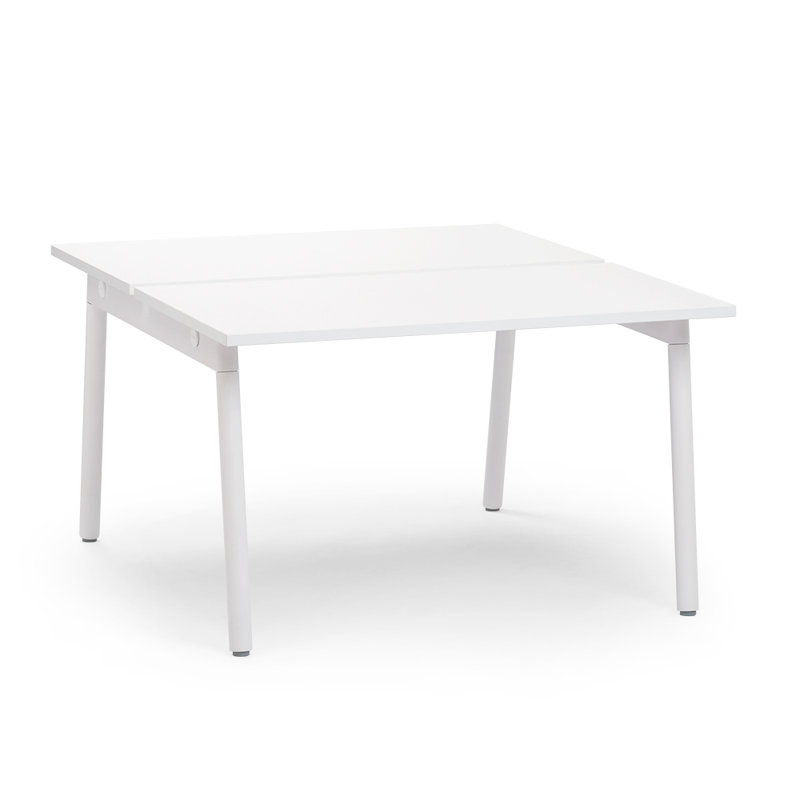 Bureau double Series A, Blanc, H 29 po x l 56 po x P 47 po