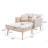 Gottman Upholstered Accent Chair with Ottoman-84319094