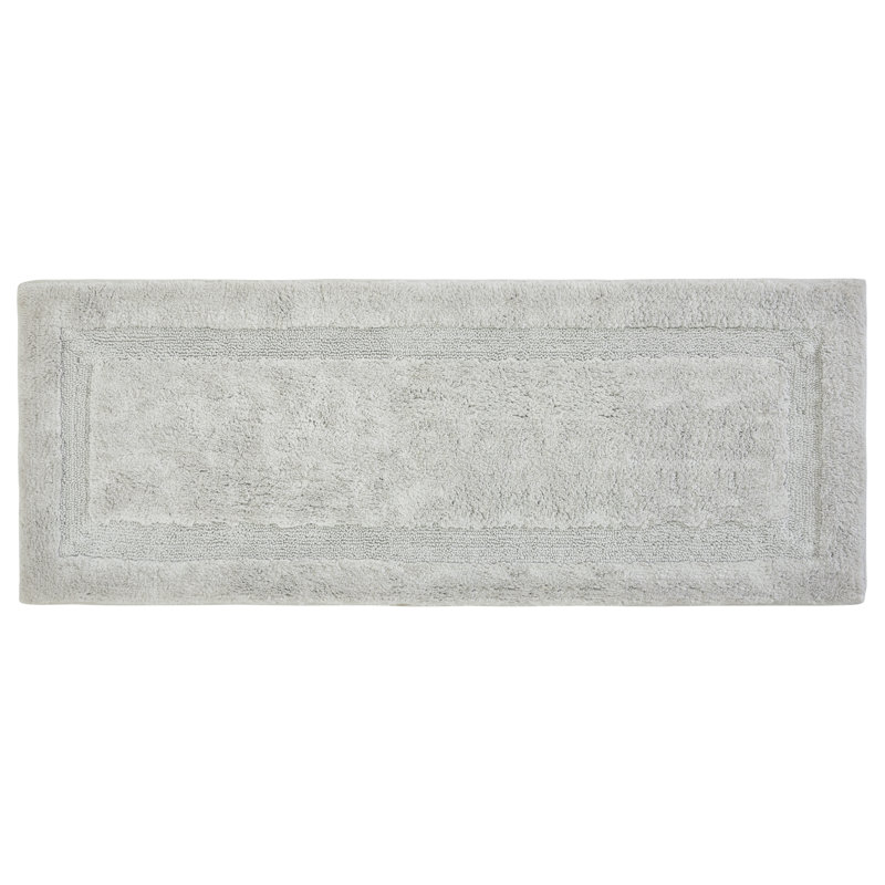 Fruggiero Cotton Blend Bath Rug, Glacier