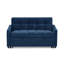 Lit avec lit escamotable, dossier réglable, charge, velours bleu, 2 pour le salon et la chambre à coucher-1727553927