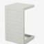TABLE CAPE CORU ALU EN FORME DE C BLANC-922068116