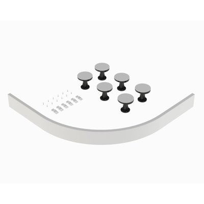 White Shower Trays Leg Set Suitable For 700-900 Quad & Offset Trays