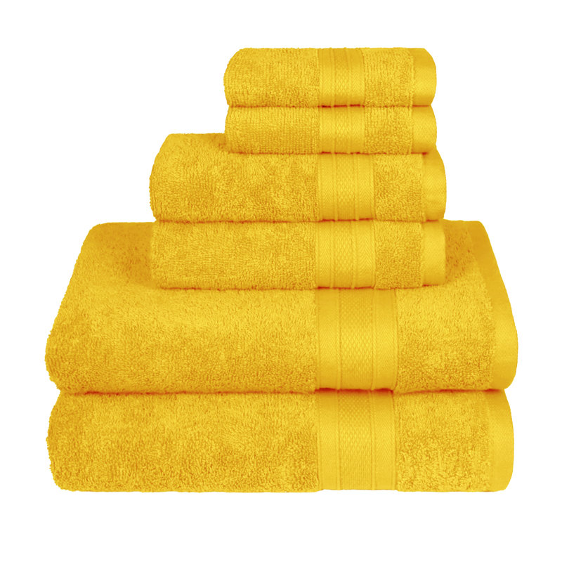 Soft Comfort 6 PC Set, Mustard Yellow