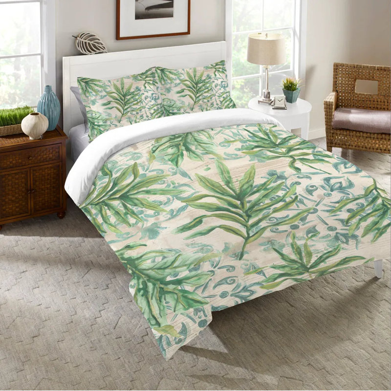 Bohemian Palms Comforter, Queen Comforter