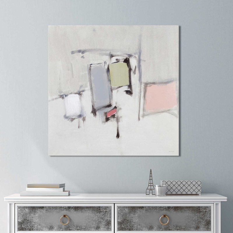 «Midday Modern I», reproduction de peinture acrylique, H 36 po x l 36 po x P 1,5 po, Toile tendue