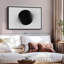 Abstract Geometric Circle Canvas Print-100689742