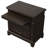 Preciado 2 Drawer Wood Nightstand with Pull-Out Tray – Elm Veneer Bedside Table, Coffee/Carmel/Whitewashed-1694290823