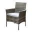 Twigg 4 - Person Premium All-Weather Wicker Patio Dining Set with Round Table , Cushions Included