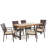 Avebury Rectangular 6 - Person 70'' Long Dining Set with Cushions