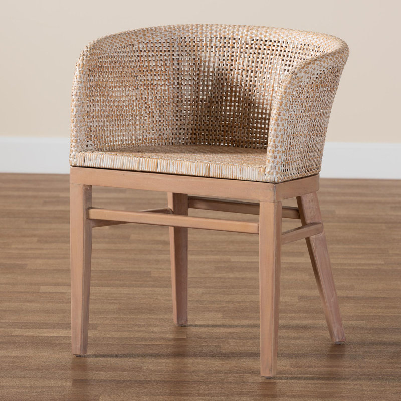Claryssa 18.1'' H Mahogany Armchair