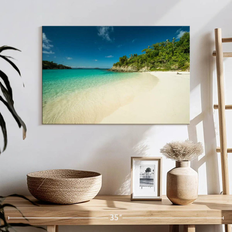 Plage de la baie tropicale Gillard, H 16 po x l 24 po
