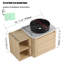 Meuble-lavabo mural simple 36 po avec plateau en pierre reconstituée et portes à fermeture en douceur-1261673959-1261673947