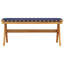 Vidaxl Garden Bench in Acacia and Fabric-920685035