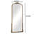 Vintage Full Length Mirror Arched Standing Floor Mirror Full Body Mirror With PU Frame-1376226938-1376226939