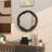 Wood Wavy Room Wall Mirror