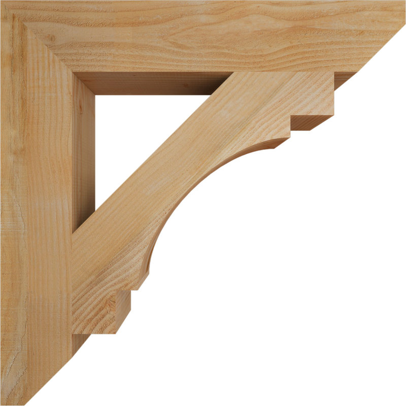 Support de scie à lattes rugueuses, l 6 po x P 34 po x H 34 po, sapin Douglas, Sapin de Douglas, H 34 po x l 6 po x P 34 po