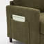 Balaton Vegan 2 Seater Upholstery Sofa with Pillows-1136940800-1128990770