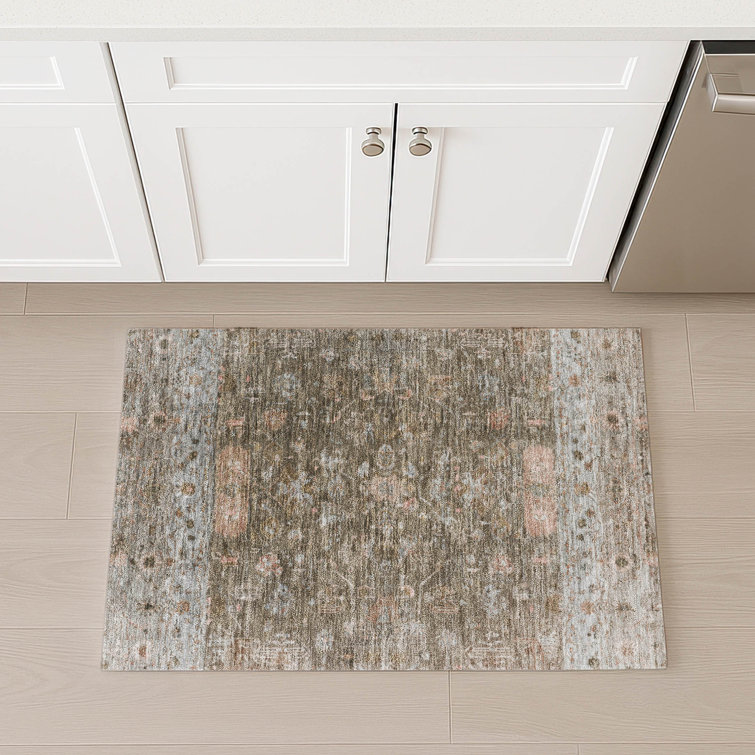 Machine Washable Indoor/Outdoor Bingel ACN2323 Global Rug