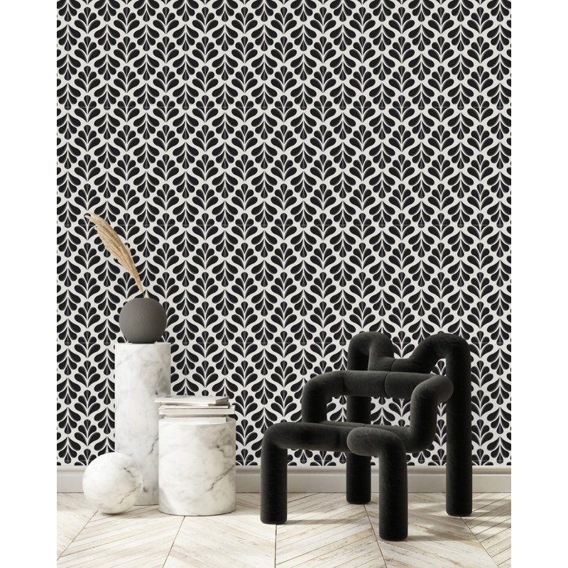 Floral Tile, 2.08' W x 10.42' L