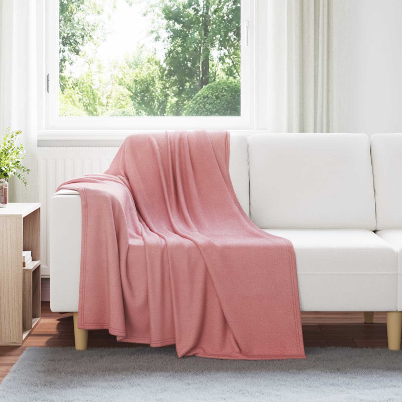 5.5-51 Throw Blanket, Pink, 170cm x 130cm